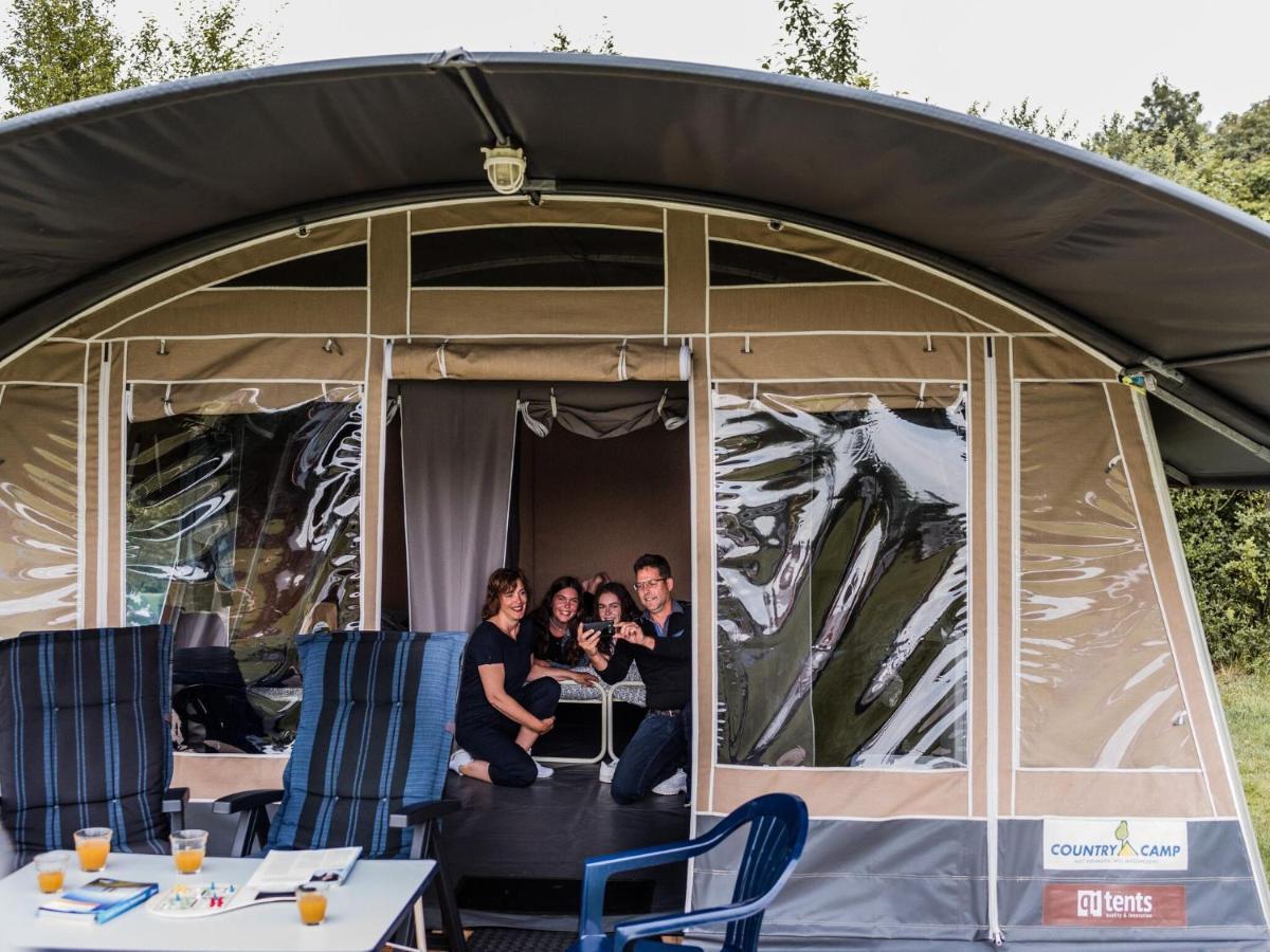 Nice Tent Lodge On A Campsite, Bordering The Forest, Luxembourg At 27 Km Medernach Exterior photo